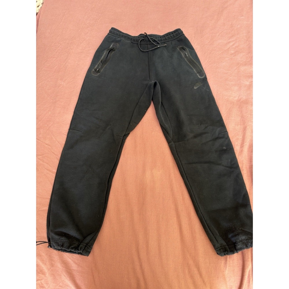 Nike Mens Sportswear Tech Fleece Joggers Sweatpants Black Size M